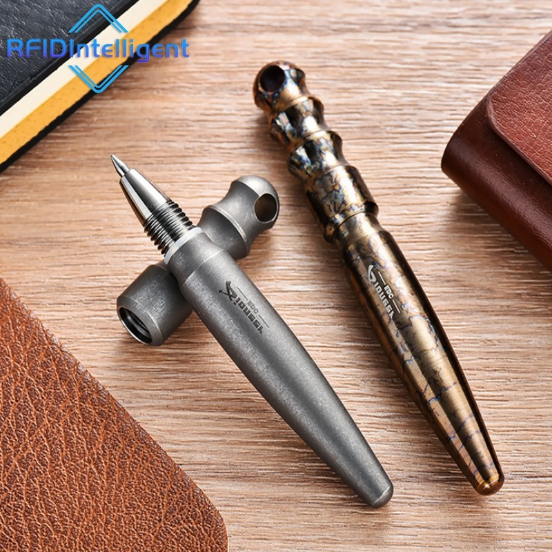 

Portable Titanium Alloy Tactical Pen Multi Functional Self Defense Ballpoint Pen Emergency Window Breaker Office School Supplies