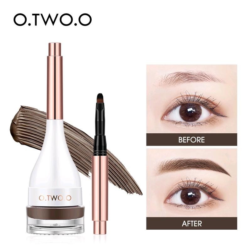 O.TWO.O Eyebrow Gel Tinted Brow Gel with Brush Natural Waterproof Long Lasting (#SC029)