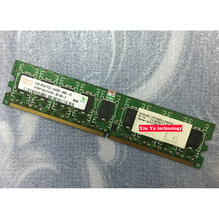 For Hynix 2GB DDR2 800MHz 2G PC2-6400E 2Rx8 pure ECC Server memory RAM 240pin Lifetime warranty