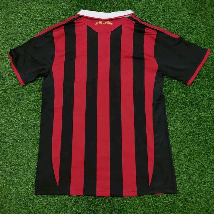 JERSEY BOLA RETRO VINTAGE MILAN HOME 2009 2010 BEST QUALITY