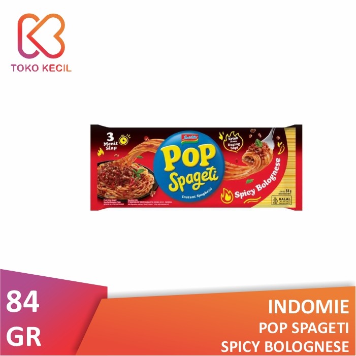 

Indomie Pop Spageti Spicy Bolognese 84gr