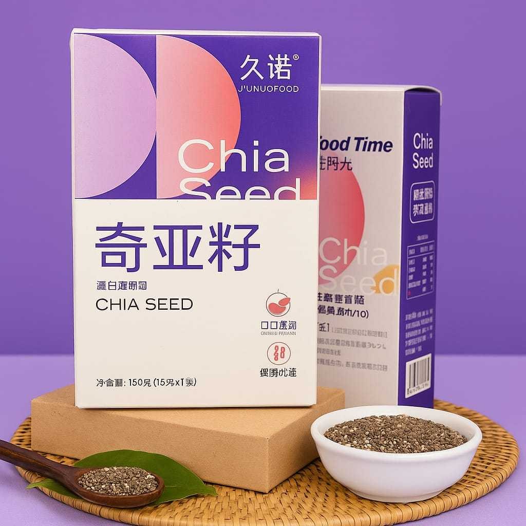 

JIUNUOFOOD Biji Chia Seed 150Gr ( LIGHT FOOD TIME CHIA SEED ) BIJI CHIA MINUMAN DIET SEHAT ALAMI