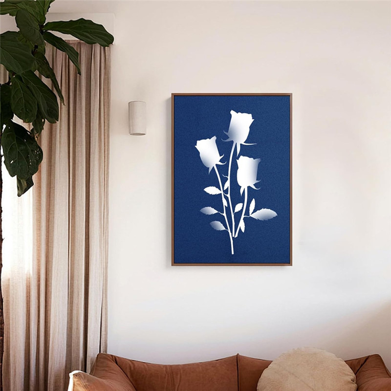 

AB35-32 Sheets Cyanotype Paper Sun Print Paper Kit, For Sun Printing Sun Sensitive Paper For Kids Adults Crafts DIY Project