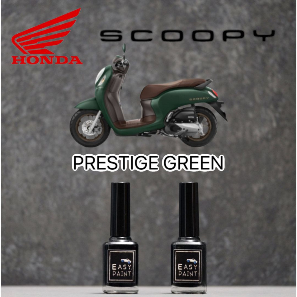 Cat Oles Motor Prestige Green Honda Scoopy Hijau Metalic Matte Doff Dof