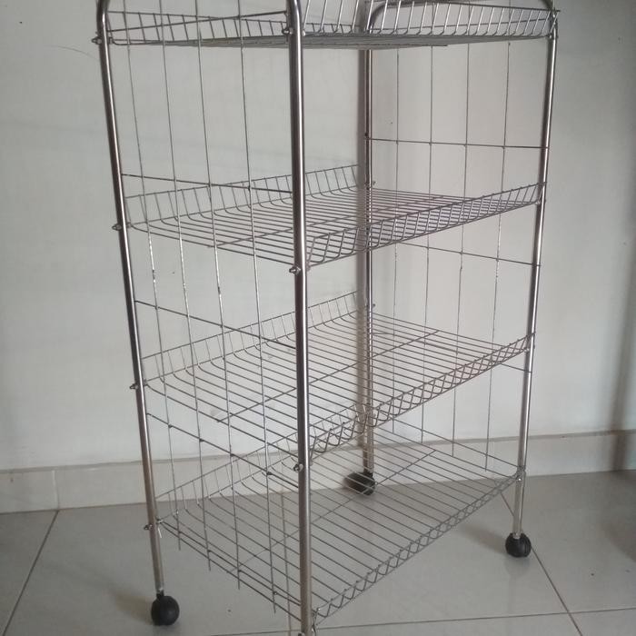rak ciki snack/rak serbaguna 4 susun