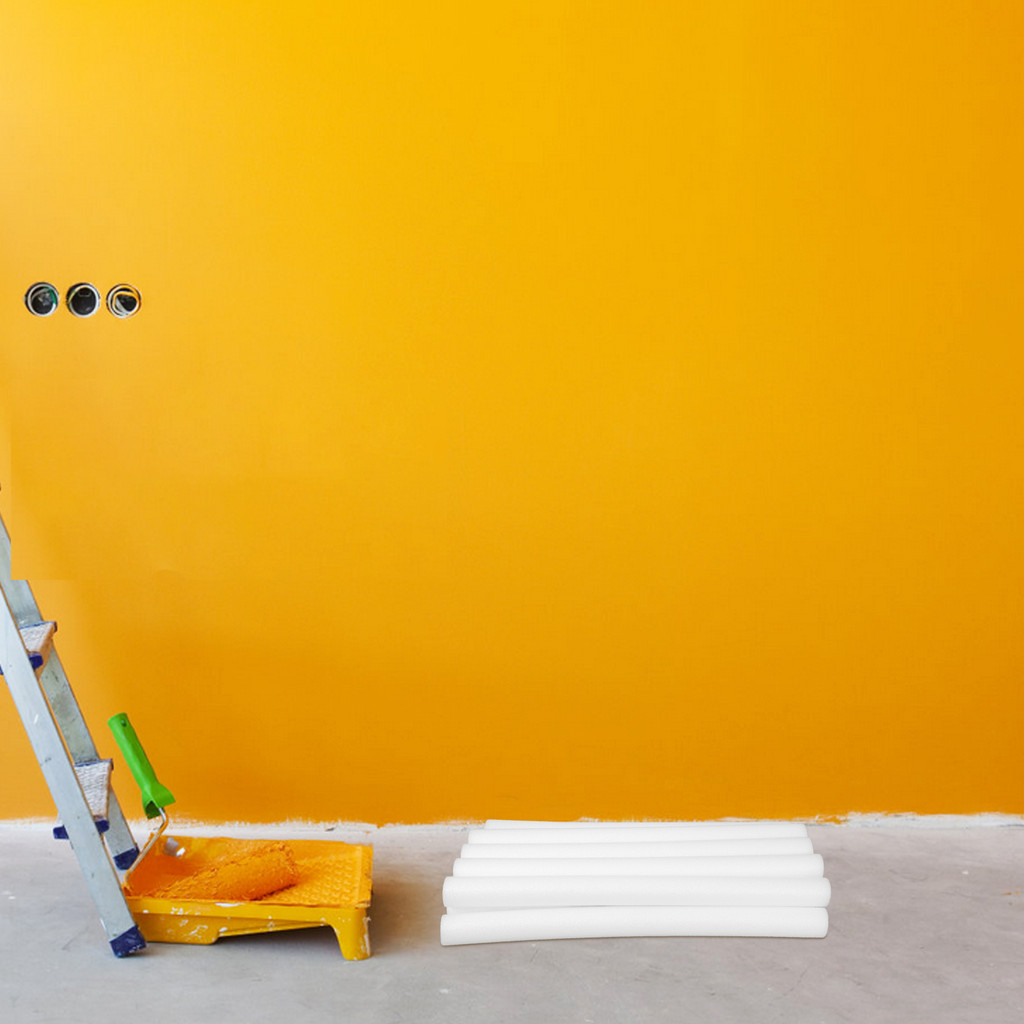 

10pcs 4cm Diameter Solid Pearl Cotton Tubes 51cm Long Packing Inserts Foam Rods Daily Use Liners For Paintings Logistics