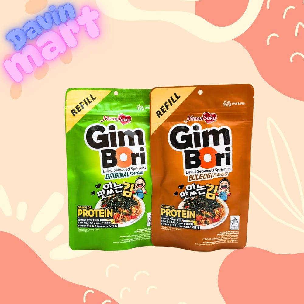 

Gim Bori Abon Rumput Laut Tabur 50gr Pouch