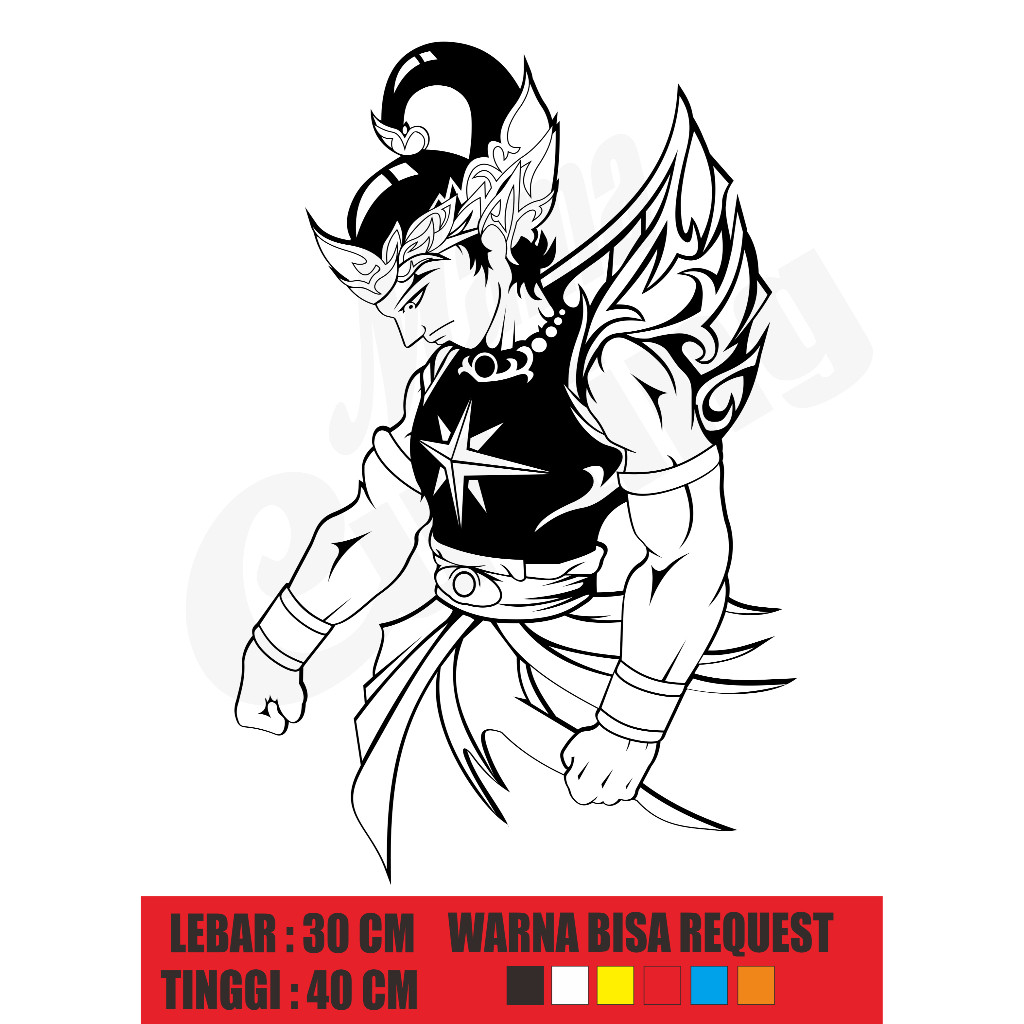 COD Cutting sticker stiker mobil stiker grandmax stiker mobil pick up stiker truck stiker wayang gat