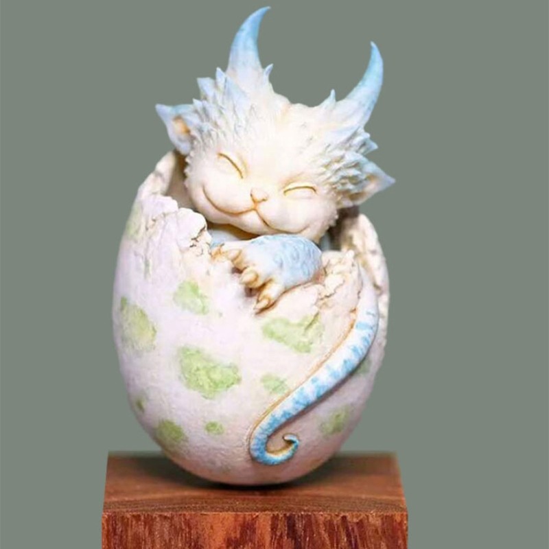 

Mini Dragon Egg Resin Mold Epoxy Silicon Fondant Molds Cute 3D Dragon Keychain DIY Crafts Ornaments Casting Animals Mould
