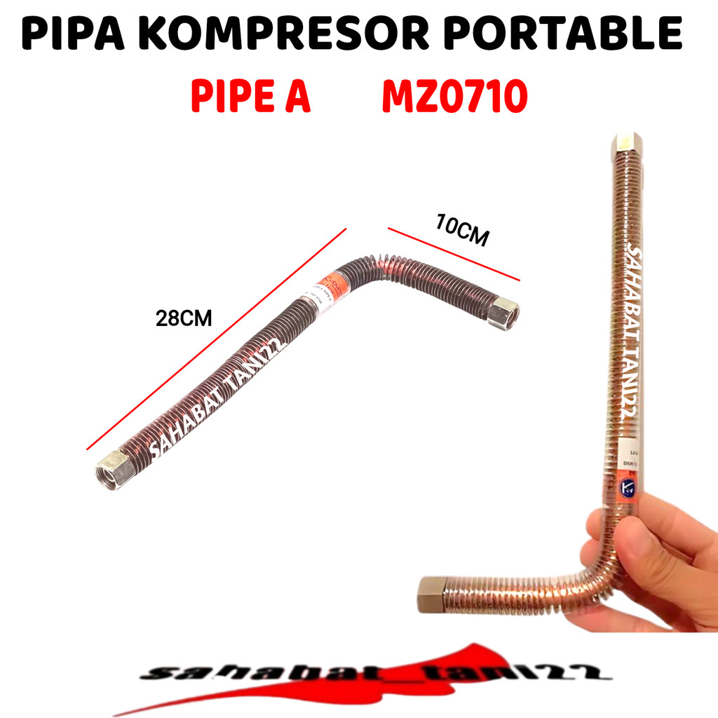 Pipa Kompresor Discharge Pipe A portable MZ0710 Selang Kompresor Angin