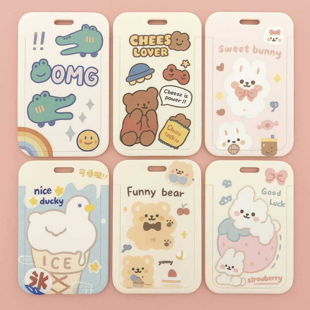 

AH Tempat Kartu Identitas Tempat Kartu Akses MRT/ID Card Holder/Pelindung Kartu Name Tag