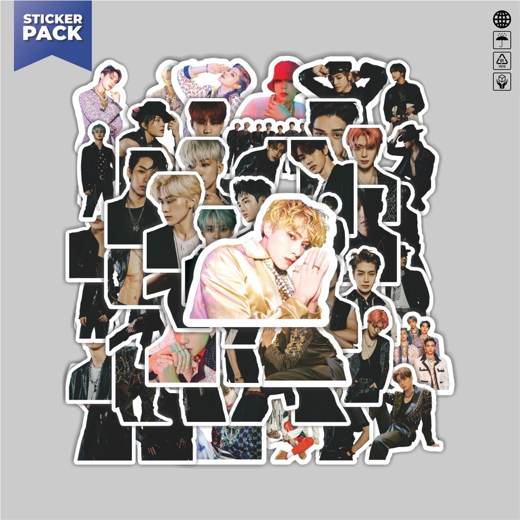 

[100PCS]Stiker Pack Stiker Korean Series Boyband NCT Mix Aesthetic Vinyl Anti Air Dekorasi Sticker Laptop Buku Journal Koper Helm Casing HP Gitar Helm Skateboard