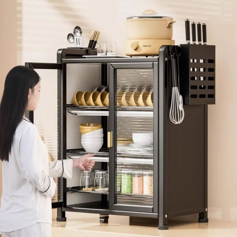 

Rak kabinet multifungsi Rak piring stainless steel Rak pembuangan dapur Rak piring tertutup sepenuhnya