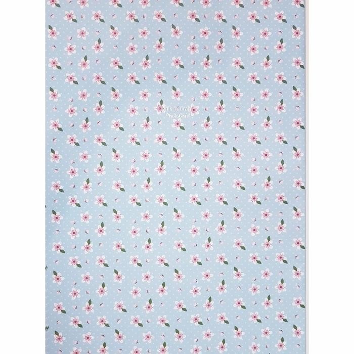 

TERBARU!! Kertas Kado Ukuran 63 x 49cm seri Bunga - WhiteSakuraBlBg