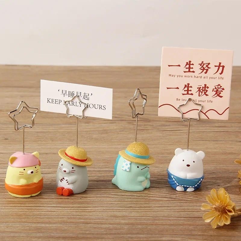 

Creative Desktop Crafts Desk Ornaments Envelop Holder Animal Desk Memo Holder Photo Card Holder Message stand Photo Stander