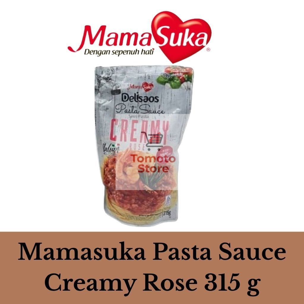 

✨ TOMOTOSTORE ✨ MAMASUKA Saus Pasta / Pasta Sauce Creamy Rose Spagetti 315 gr