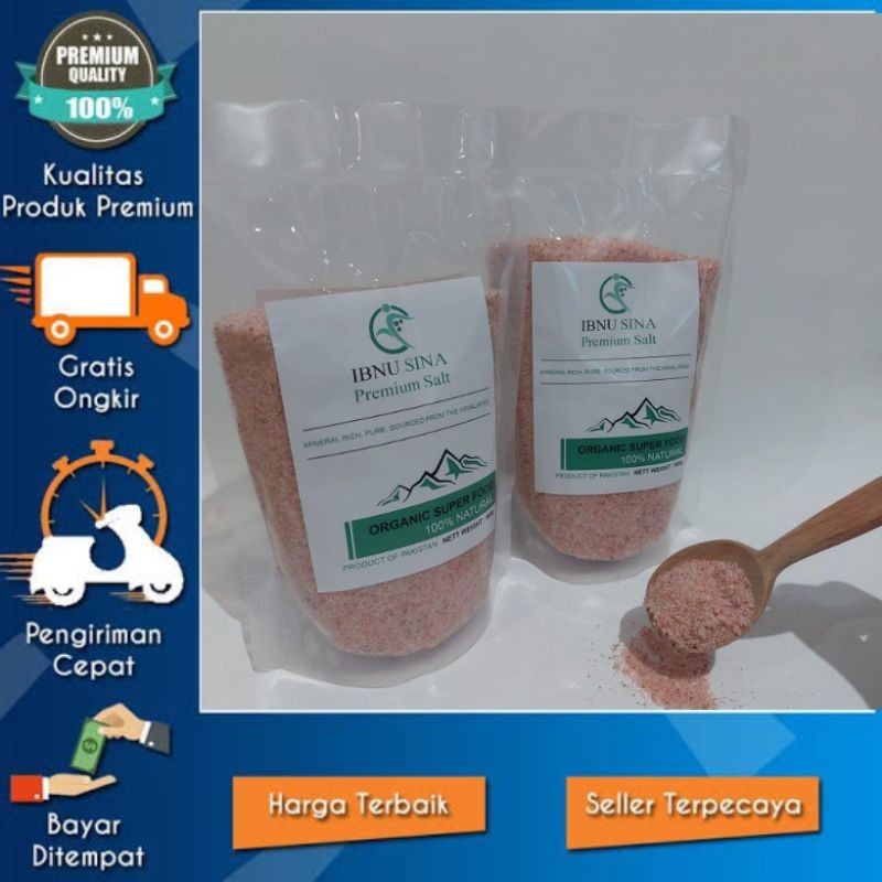 

Ibnu Sina Garam Himalaya Asli Pakistan Sehat Alami Kaya Mineral 1kg Himalaya Pink Salt Original