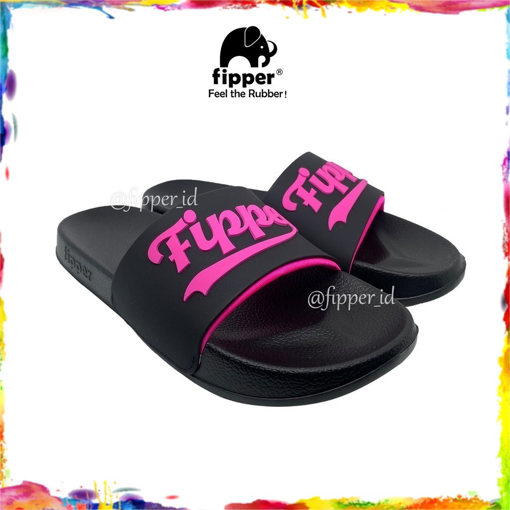 Fipper - Slip On Ace Black / Black / Pink