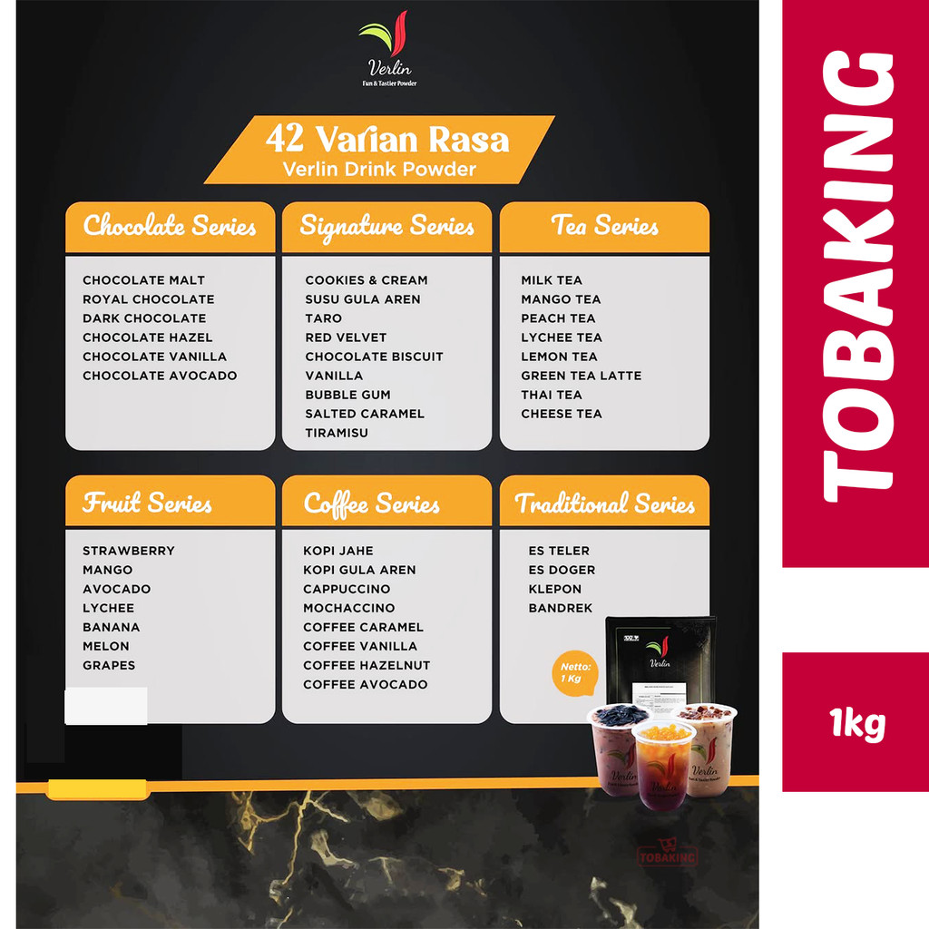 

Cahayadstore Verlin Powder Drink Minuman Bubuk 1 Kg Aneka Rasa Minuman