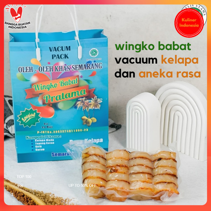 

Kue Wingko Babat Semarang Merk Pratama Oleh Oleh Khas Semarang