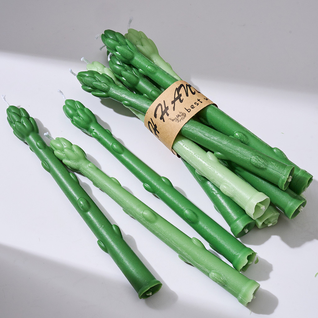 

Asparagus Silicone Molds for Candles Handmade Aromatherapy Soy Wax Candle Mould DIY Candle Craft Making Supplies Creative Design