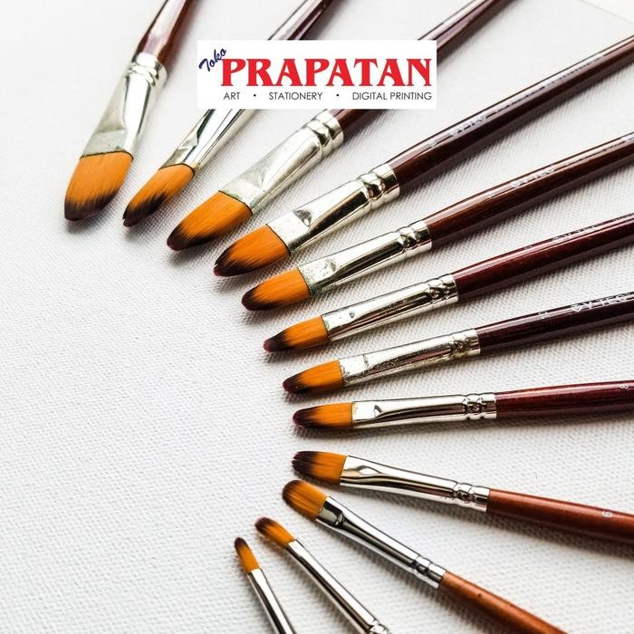 

Kuas Lukis V-TEC 210-FB Filbert per pc / V-TEC Paint Brush Filbert - 6