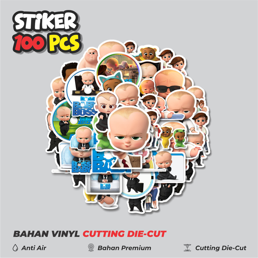 

Terbaru! 50 pcs Stiker Dreamworks Series The Boss Baby Character Mix Dekorasi Lucu Kreatif untuk Notebook, Skateboard, HP