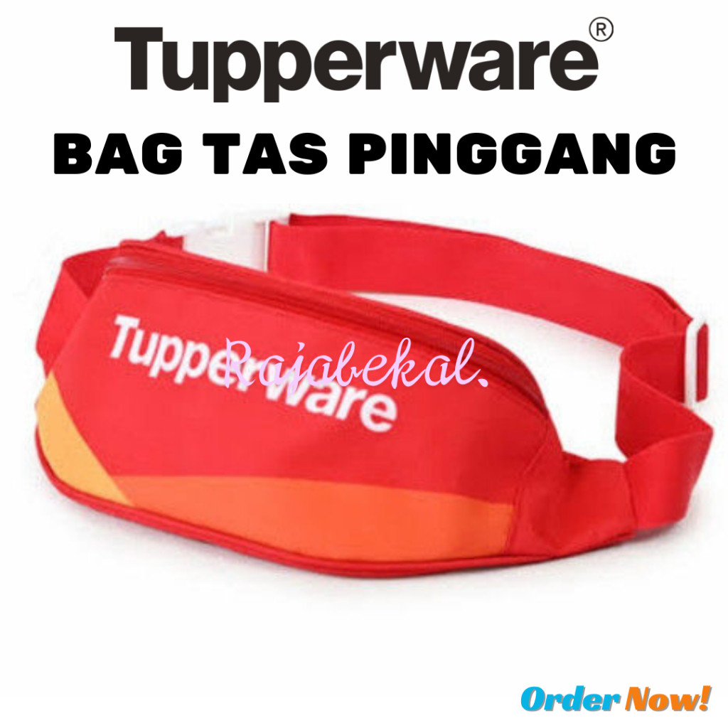 [BIG SALE] PROMO Tupperware  Tas kitbag Tuperware 2022 tas pinggang merah