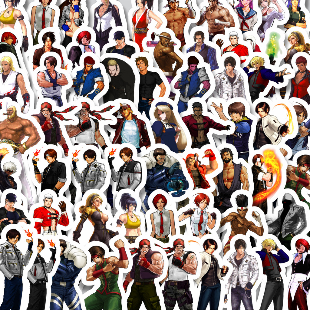

Stiker Cutting Pack Stiker Game Series King Of Fighter Character Mix 2 Isi 100Pcs Series Aesthetic Lucu Keren Untuk Koper Bahan Vynil