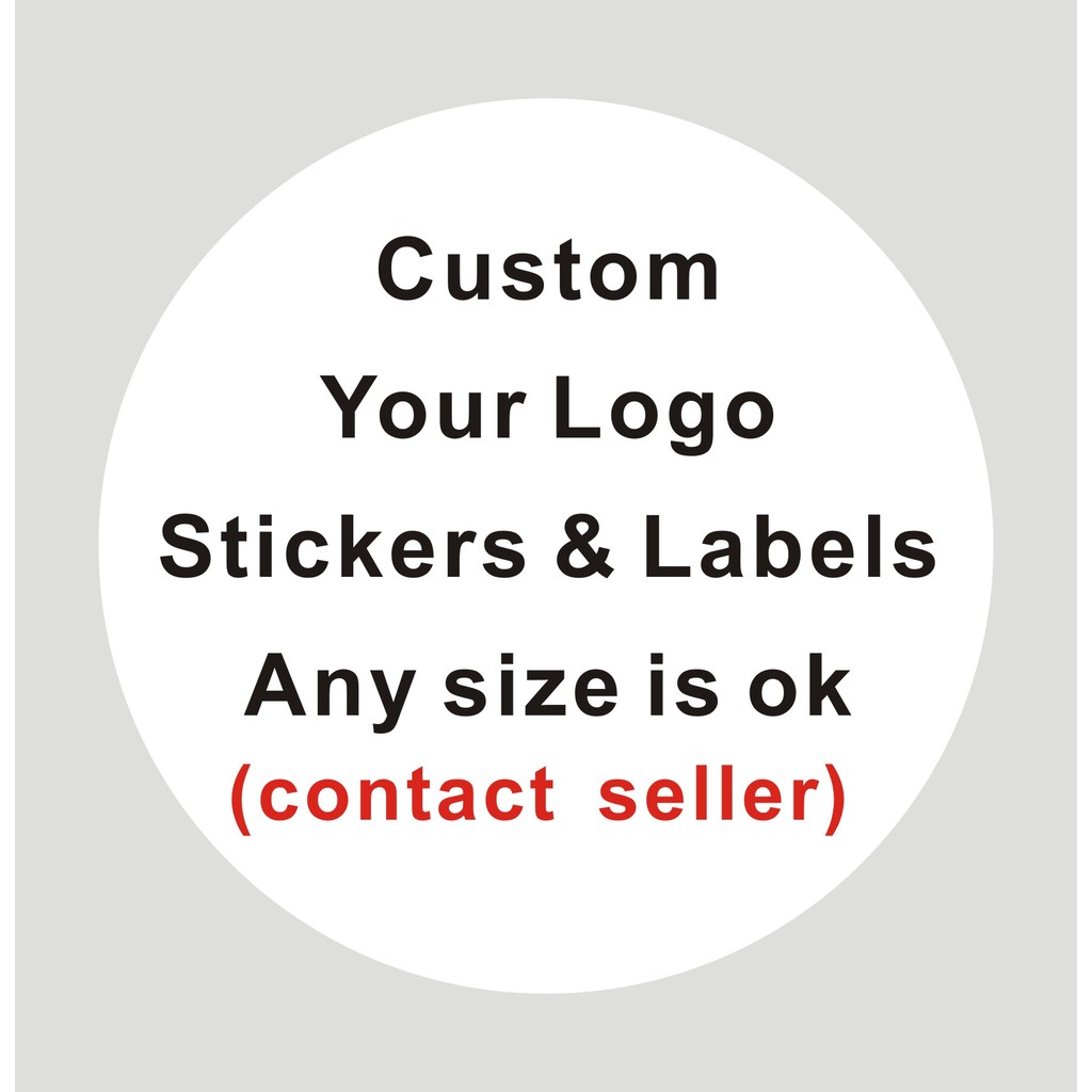 

Custom StickersWaterproof and transparent Logo Business Name Stickers Personalized Packaging Labels Design Your Own Stickers