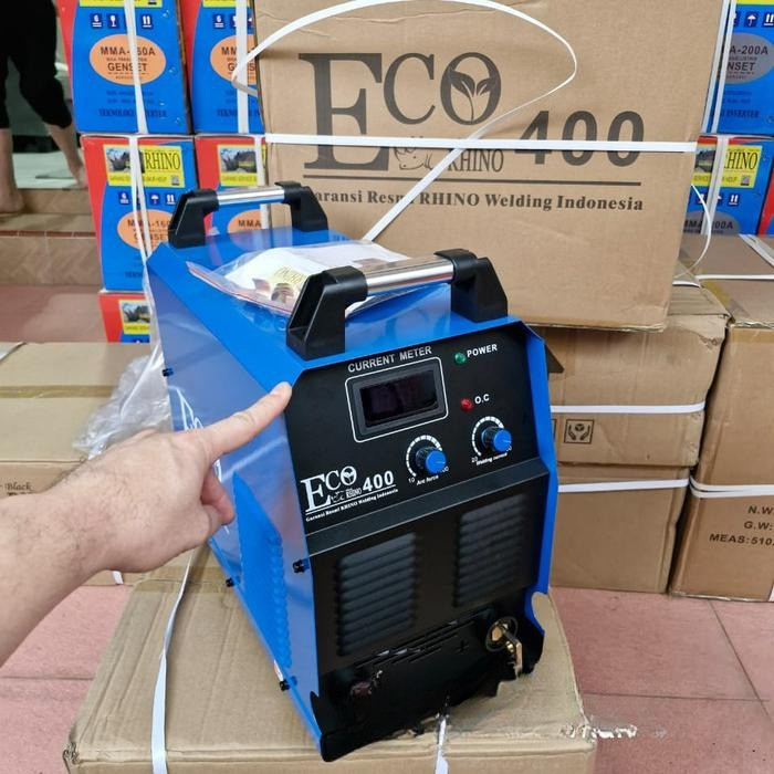 mesin las Rhino ECO 400 Rhino biru / travolan Rhino 400a blue 380v promo -SMT