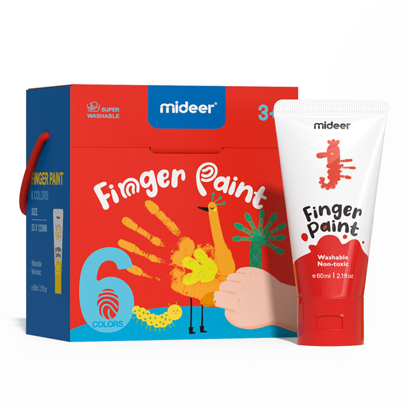 

6/8/12color Finger Painting Pigment Set Can Be Washed Easy To Apply and Not Clumped for Baby Painting Graffiti Art Enlightenment