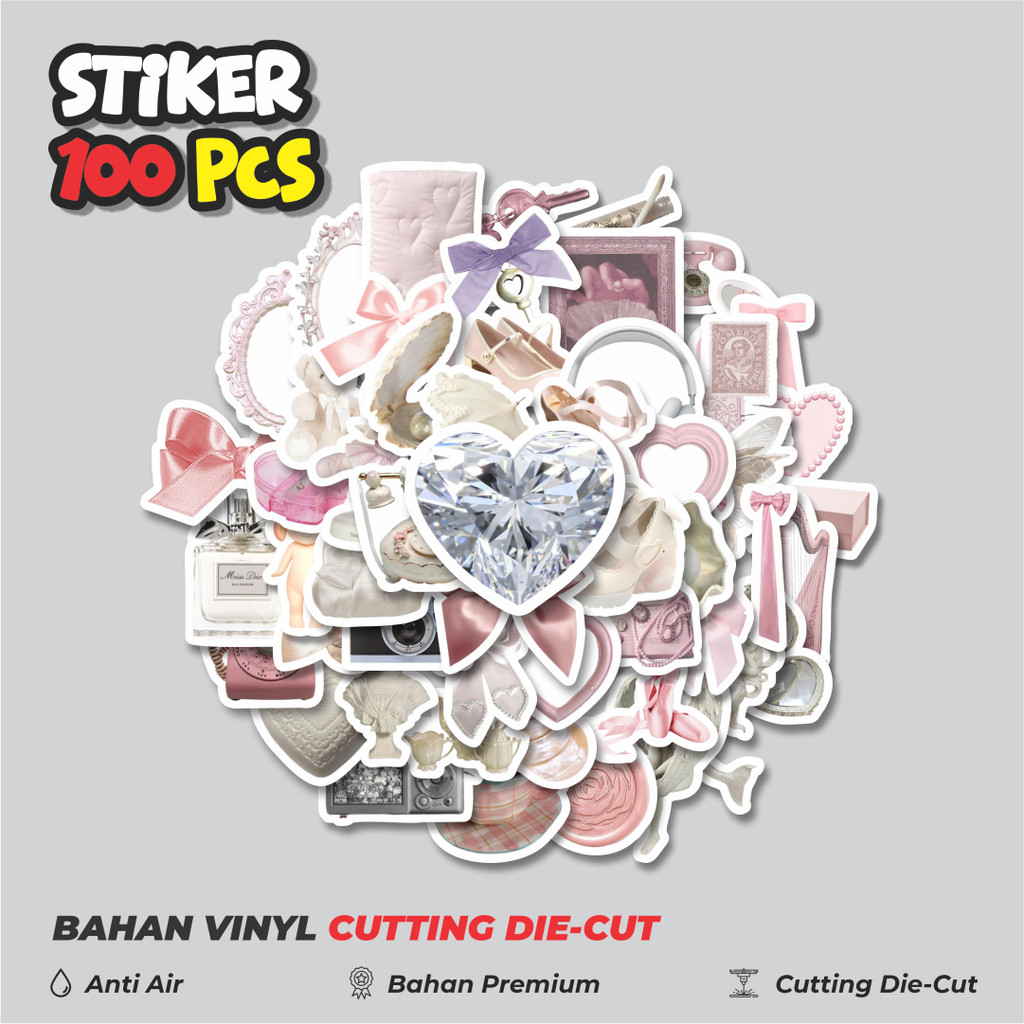 

Terbaru! 50 pcs Stiker Angel Core Retro Aesthethic [Sayap Pita Aesthetic] Mix 2 Dekorasi Lucu Kreatif untuk Notebook, Skateboard, HP