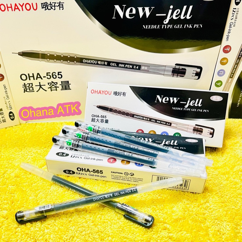 

[1 PACK] PROMO PULPEN GEL OHAYOU ZUIXUA NEW JELL ISI 12pcs-PULPEN 0,4