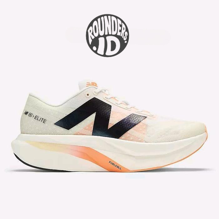 Sepatu Lari NB FC SC Elite V4 White / Angora / Hot Mango