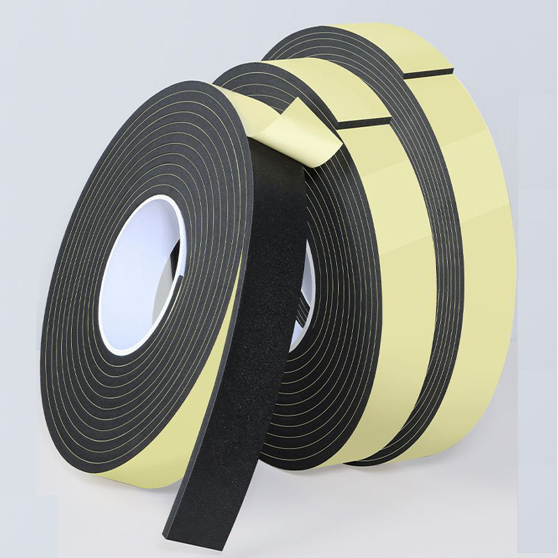 

Black super-adhesive thickened single-sided EVA foam tape, shockproof, cushioning, sound insulation, sealant, sponge glue
