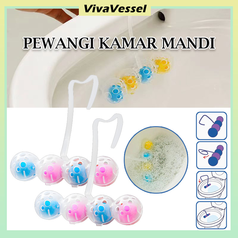 Pewangi Kamar Mandi/Penghilang Bau WC/Kamper Toilet Ball Pewangi Toilet Kapur Barus Besar/Kamper Gan