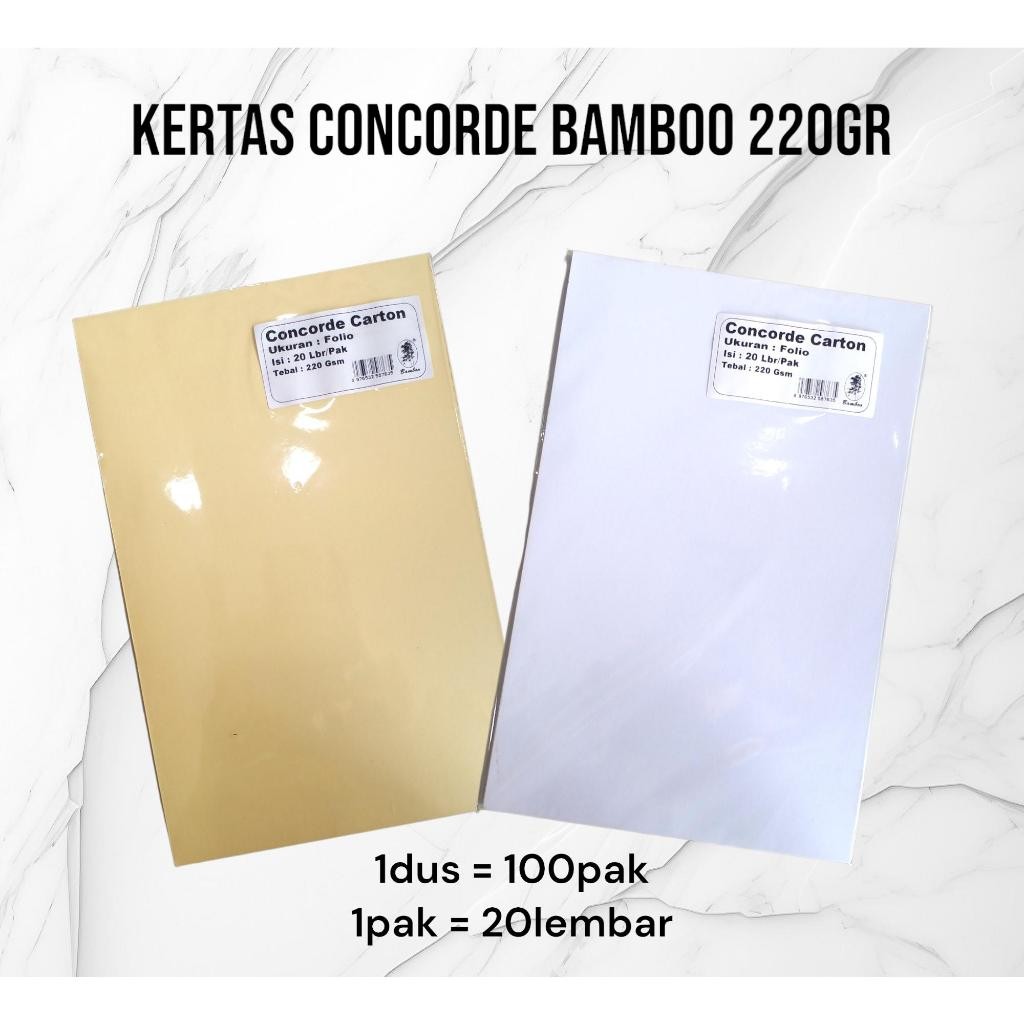 

[SDW] pekanbaru/KERTAS CONCORDE/ KERTAS SARTIFIKAT F4 220 GRAM