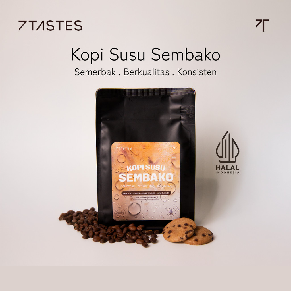 

Biji Kopi Susu Sembako 7 Tastes Coffee - Biji Kopi Arabica Beans Espresso Chocolate Creamy Caramel