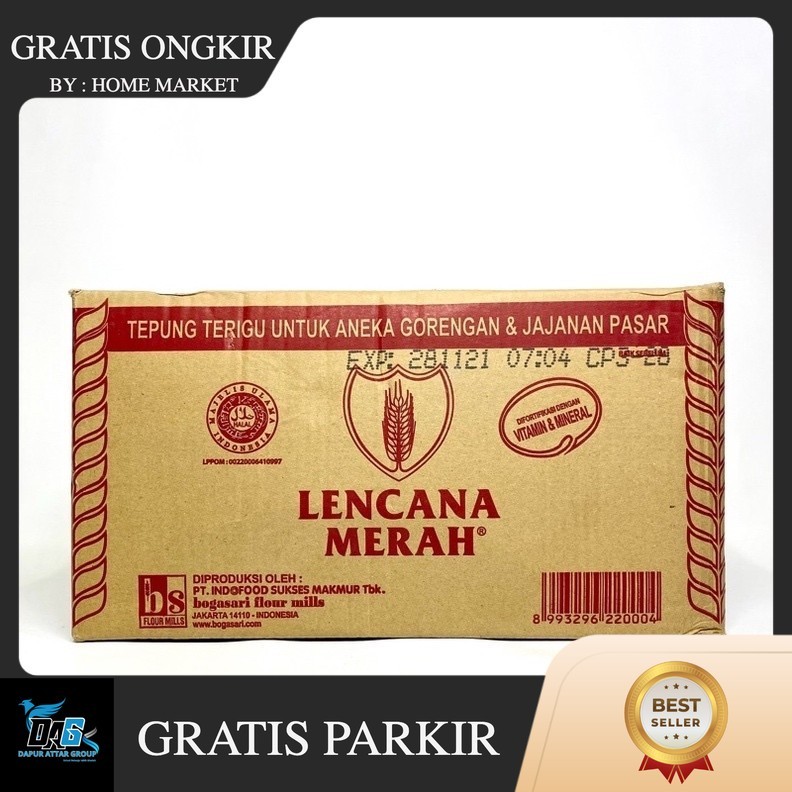 

Tepung Lencana Merah 1 DUS