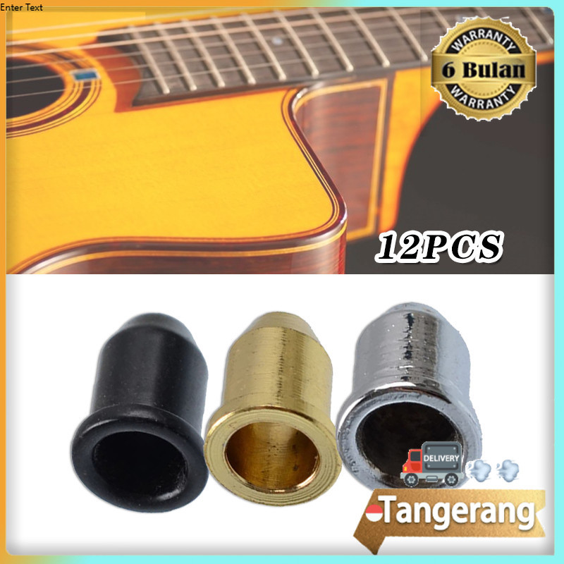 12pcs Guitar String Ferrule / Ferulle Body Gitar / String Gitar Ferule