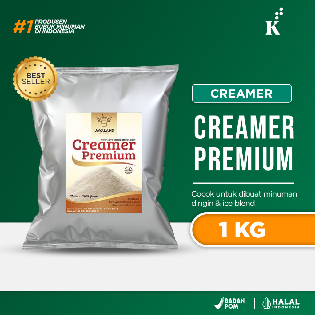 

Creamer PREMIUM bubuk Javaland Kopi Teh susu 1kg