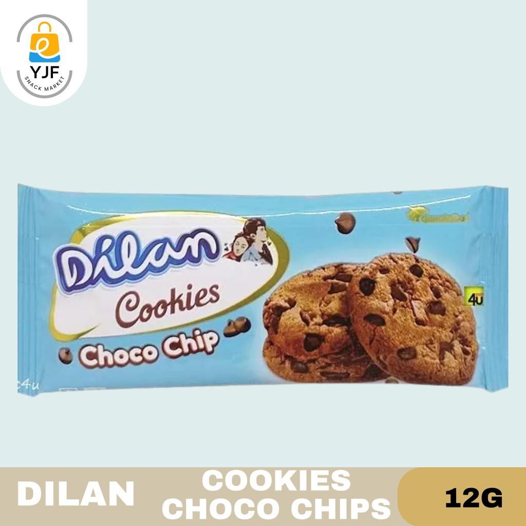 

Dilan Cookies Chocolate Chip 12g - 1PC / Cookies Coklat