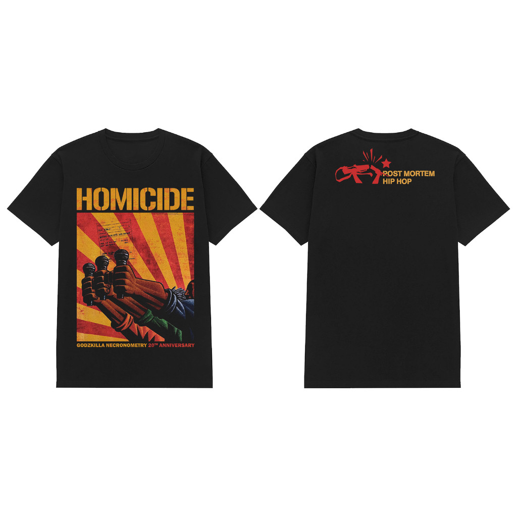 T-shirt Band Homicide 20Th Godzkilla Necronometry