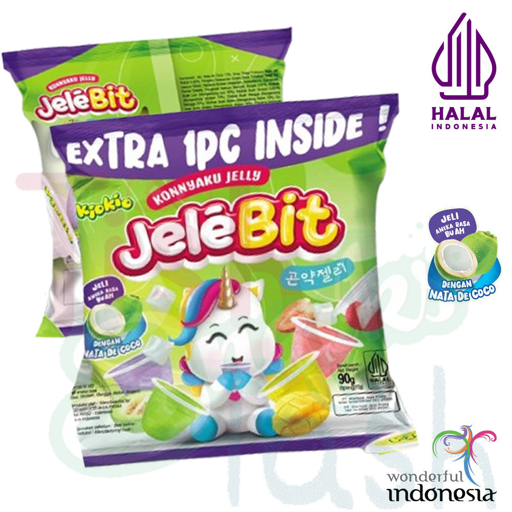 

Kiokio Jelebit Nata de Coco 90gr HALAL isi 6 cup GROSIR