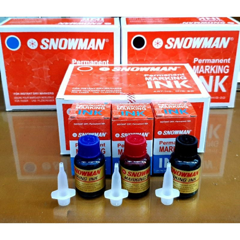 

MIG 20 Tinta Refill Ink Spidol Permanent Marker Snowman MIG-20