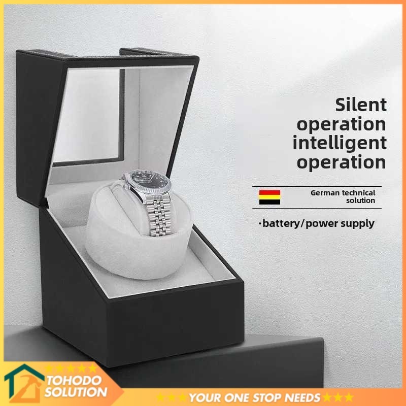 Watch Winder Pemutar Jam Tangan Otomatis 1 Slot Dual Power 13cm - IG-160