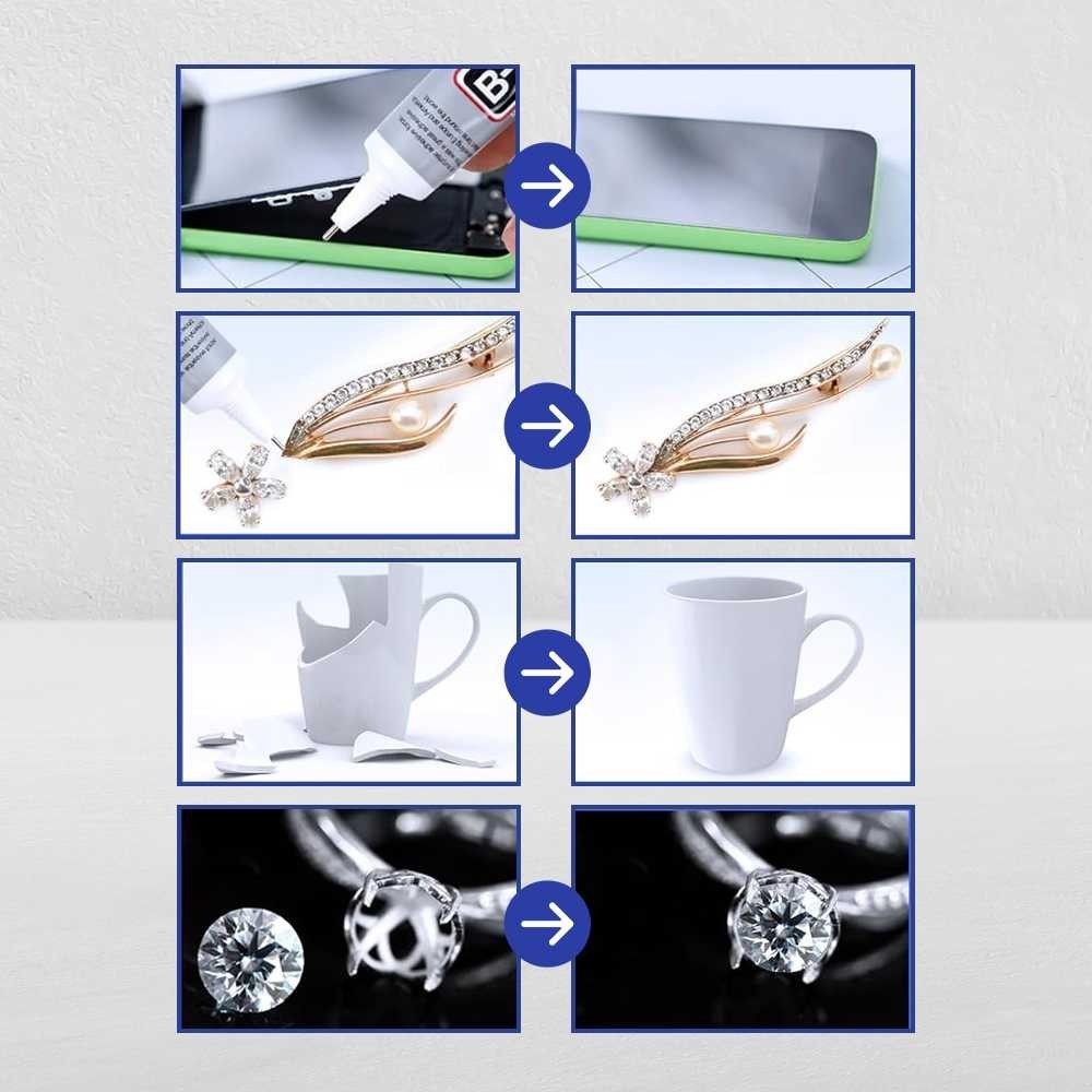 

1CLICK2BUY BAO SHUN DA Lem Kuat Serbaguna Power Glue Strong Adhesive 15ml - B-7000