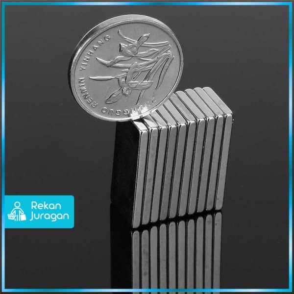 

Taffware Strong Neodymium Magnet NdFeB N35 19x9x1.6mm 10 PCS - MAG1