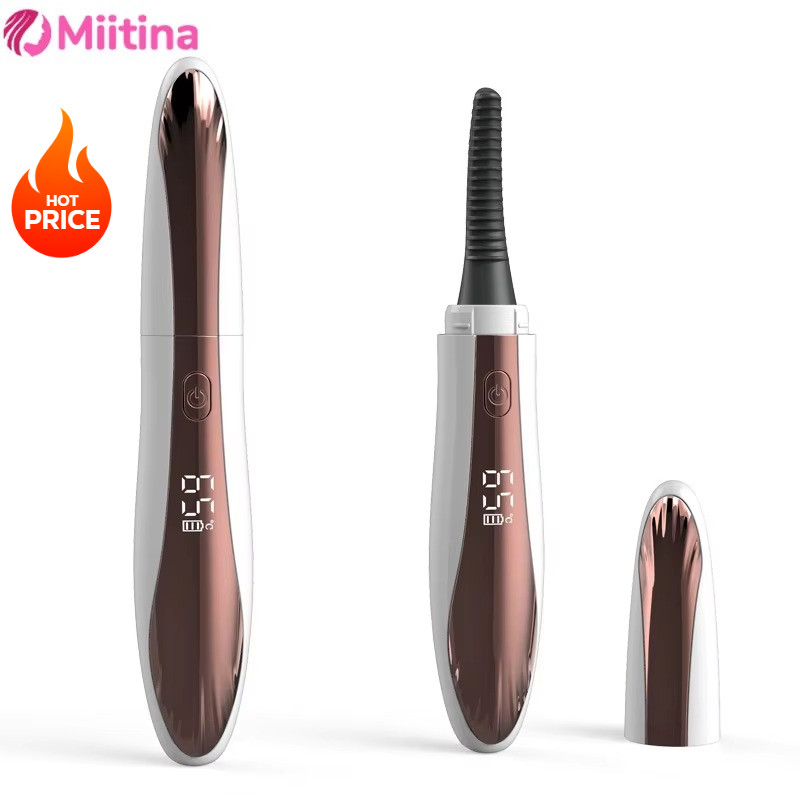 Electric Heated Eyelash Curler Eyelash Curler Mini Portable Heating Eyelash Curler Long-lasting Shap